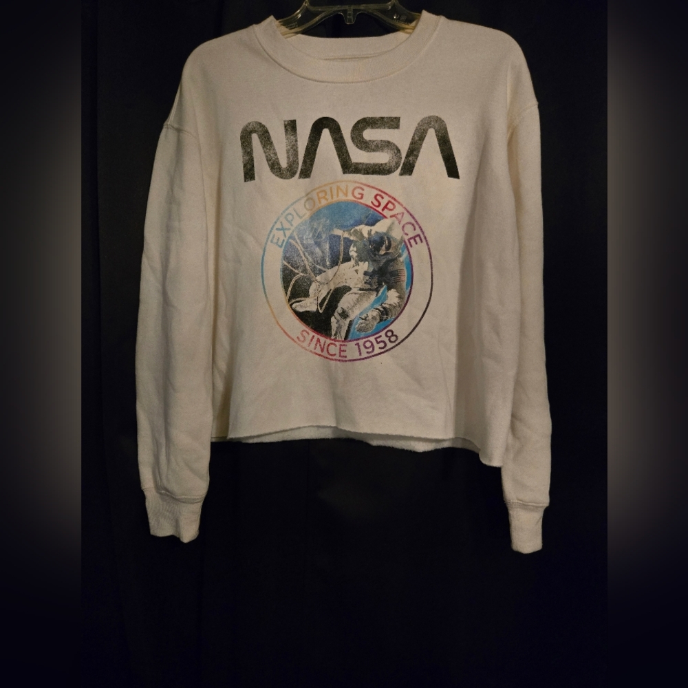 NASA Cropped Sweatshirt – XS